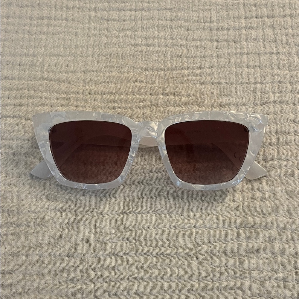 Aerie White Marble Sunglasses